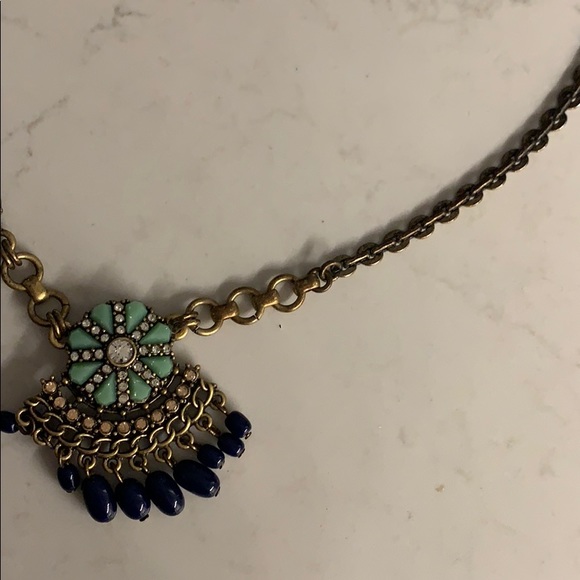 J. Crew Fan Statement Necklace - Picture 4 of 5